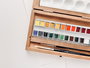 Van Gogh Set de acuarelas en caja de madera con 24 colores y 3 accesorios
